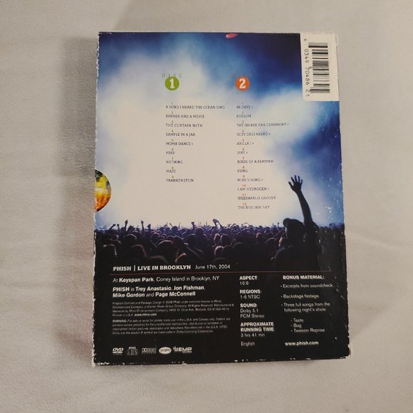 Phish Live In Brooklyn DVD 2-Disc Set - Picture 8 of 8